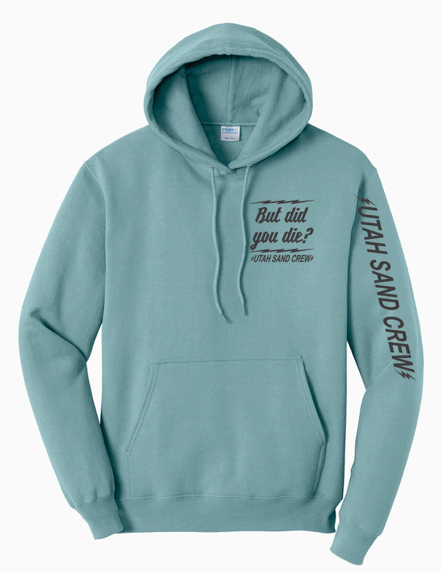 But Did You Die? Sand Mountain Sand Crew Stonewashed Hoodie