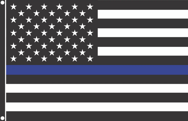 USA Blue Line Flag