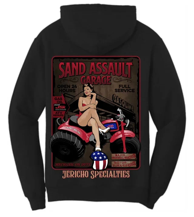 SAND ASSAULT GARAGE ATC PINUP HOODIE