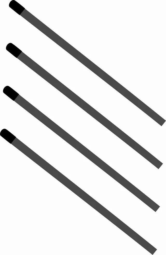 1/2 inch UTV ATV Fiberglass Flag Pole with rubber cap