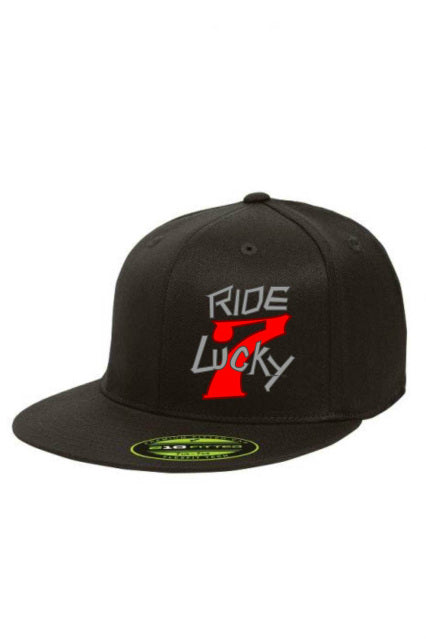 Ride Lucky 7 Black Flatbill Hat
