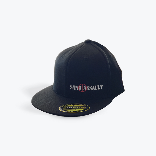 Sand Assault Black Flatbill Hat