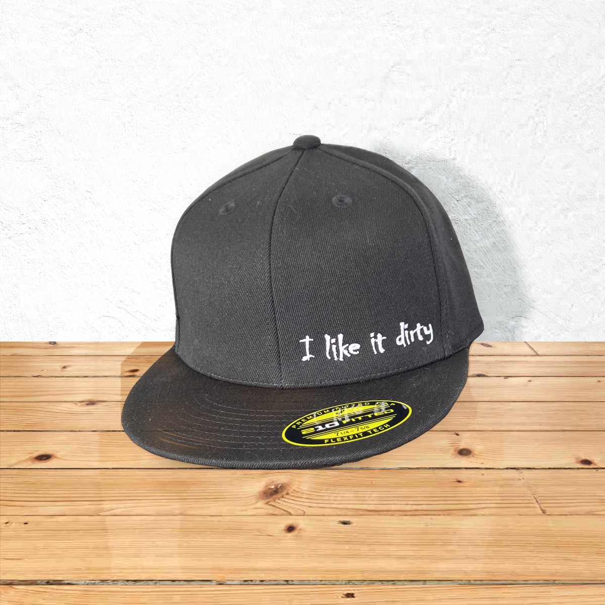 I Like It Dirty Gray Flatbill Hat