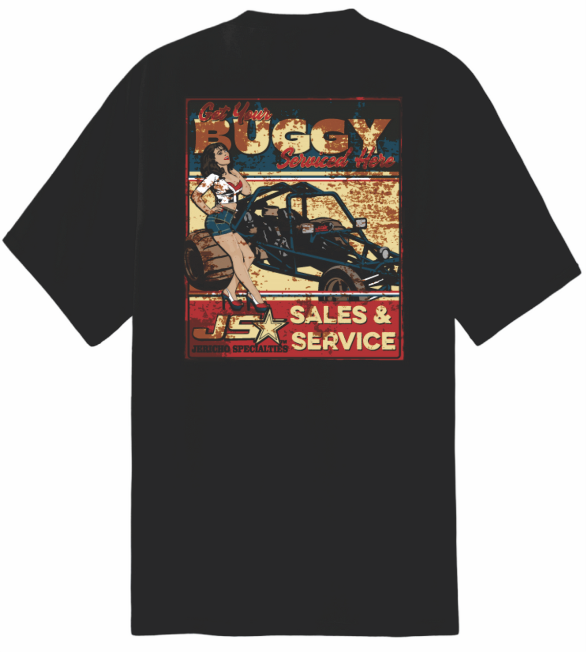 BUGGY SERVICE PINUP TEE