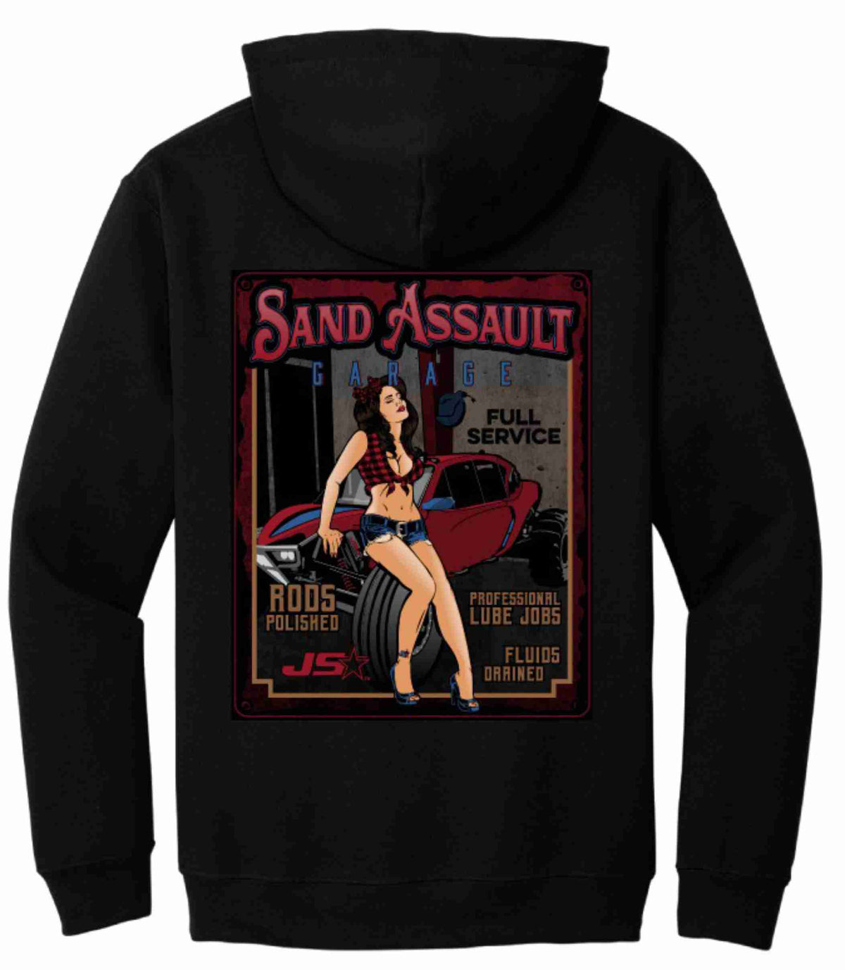 Sand Assault Garage Pinup Hoodie