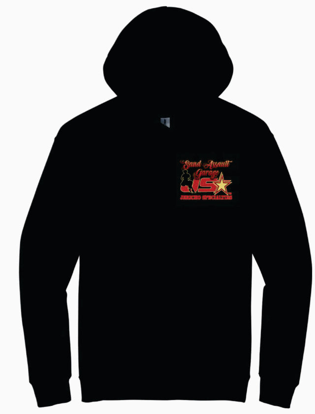 Sand Assault Garage Spark Plug Pin Up Also Available in a Zip UP