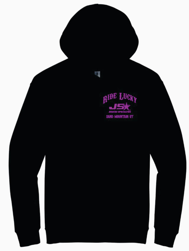 RIDE LUCKY NEON PURPLE HOODIE