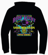 RIDE LUCKY NEON PURPLE HOODIE