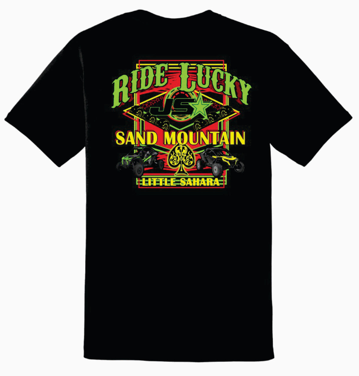RIDE LUCKY NEON GREEN TEE