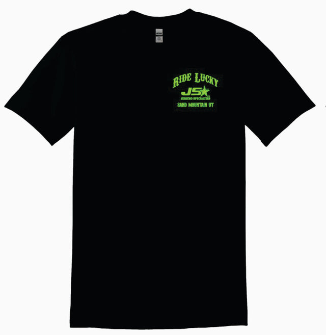 RIDE LUCKY NEON GREEN TEE