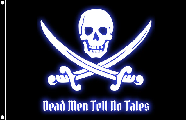 Dead Men Tell No Tales Pirate Flag