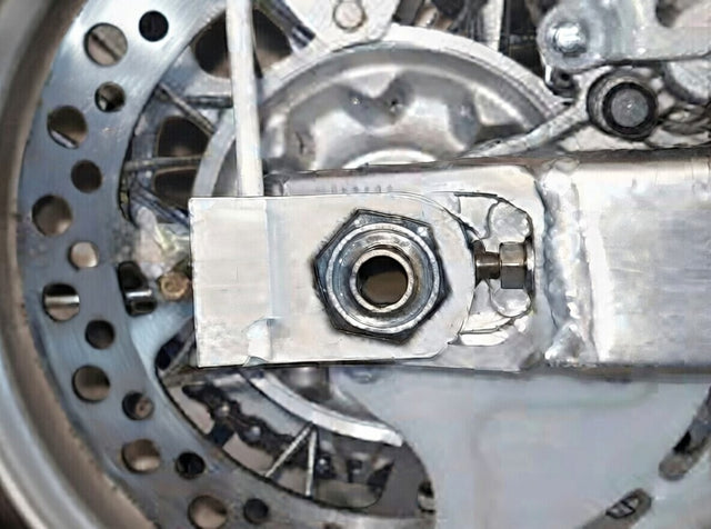 Clamp on motorcycle flag mount quick release