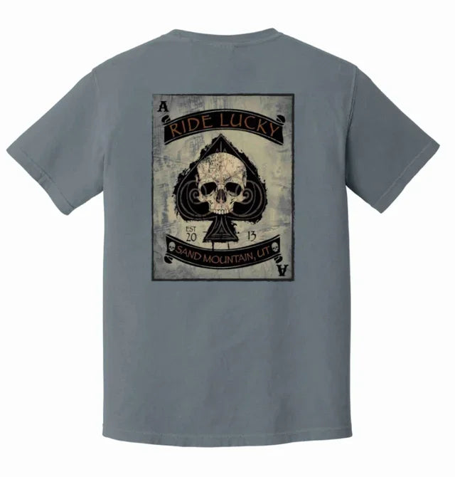 Sand Mountain Ride Lucky Spade Tee