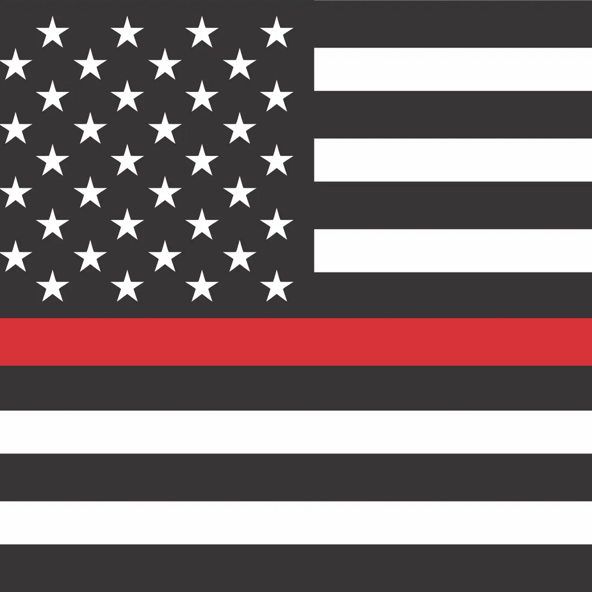 Thin Red Line Flag | USA Firefighter Support Flag | UTV Flag – Jericho ...