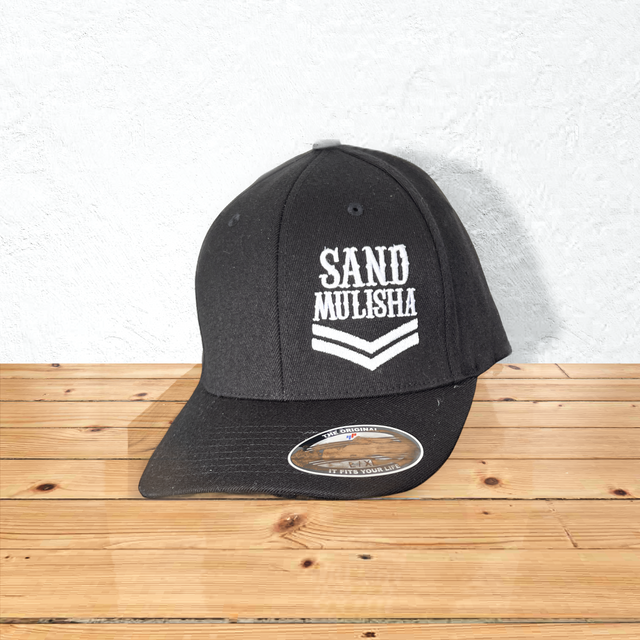 Sand Mulisha Black Flex Fit Curve Bill Hat
