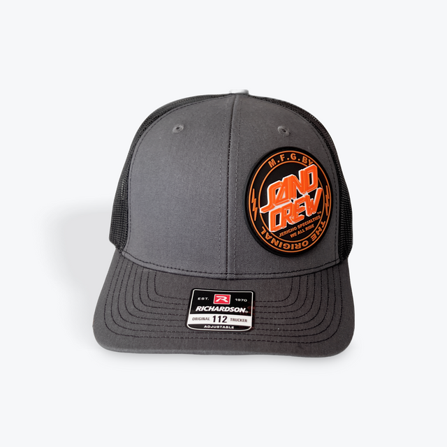Sand Crew Neon Orange Snapback Hat