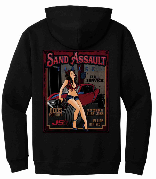 Sand Assault Garage Pinup Hoodie