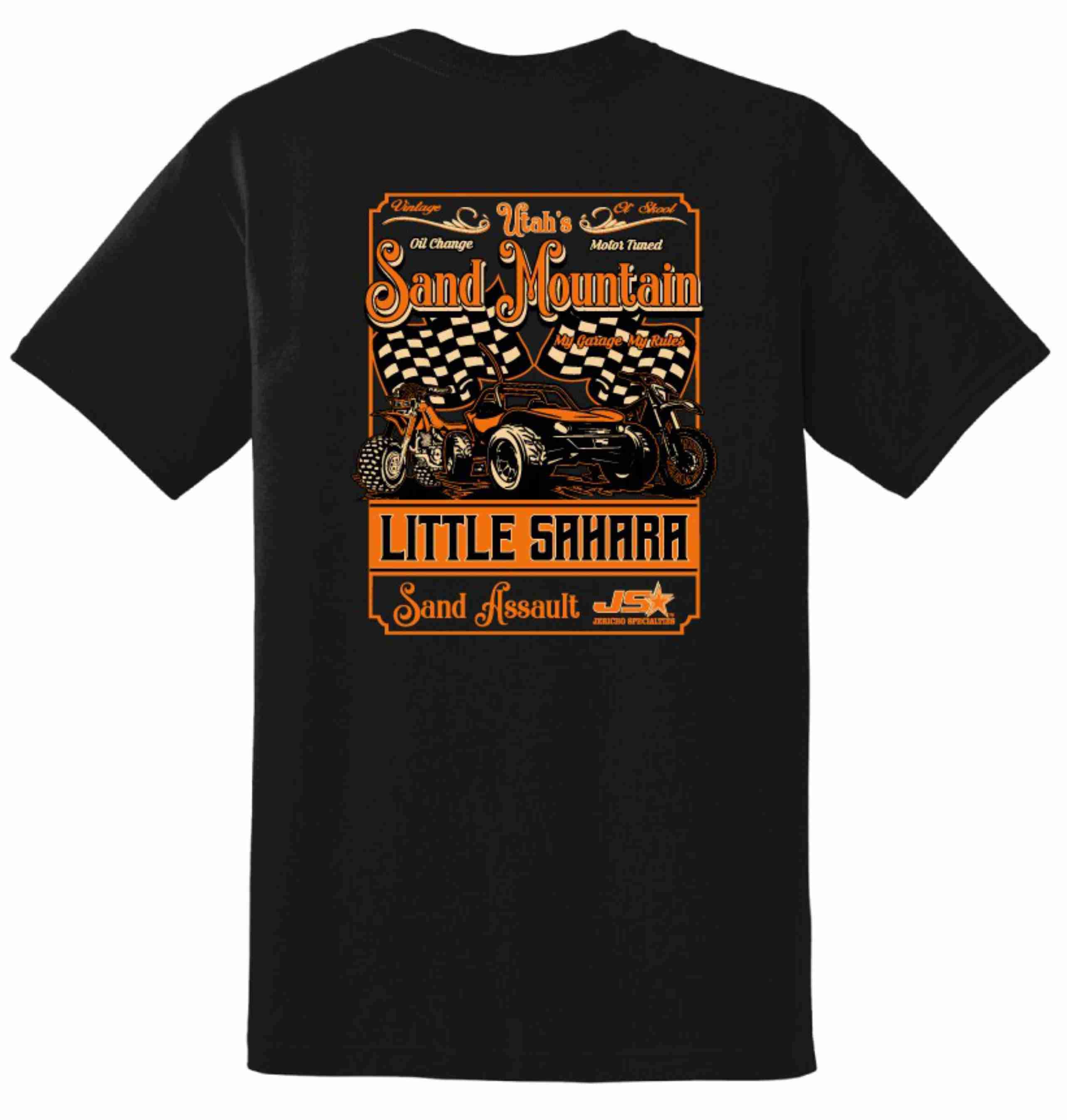 Sand Mountain Retro Throw Back | Off-Road Tee – Jericho Specialties
